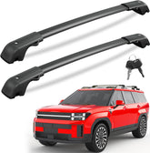 Lockable Roof Rack Cross Bars with Raised Side Rails For Hyundai Santa Fe 2024 2025